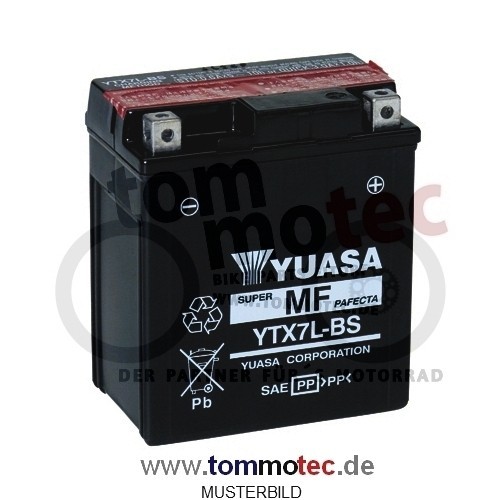 Batterie yuasa ytx7l-bs honda #4